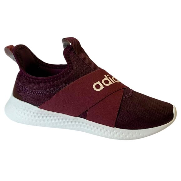 Adidas Puremotion-Adapt Cloudfoam Maroon/White Running Shoes/Sneakers Women-5.5 - Picture 10 of 16